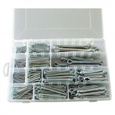 GOUPILLES FENDUS ASSORTIES 1,5X30 A 10X120 MM COFFRET DE 525 PIECES