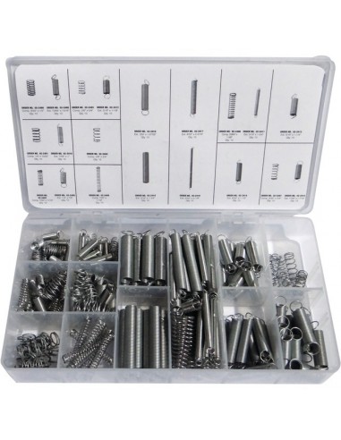 RESSORTS TRACTION ET COMPRESSION ASSORTIMENT 200 PIECES