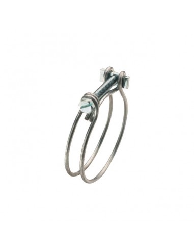 COLLIER DOUBLE FIL INOX 49-56