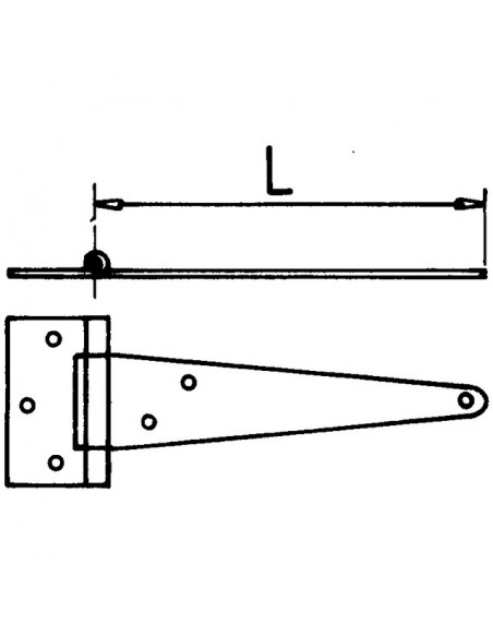 PENTURE ANGLAISE FORTE LG 150 ZINGUE