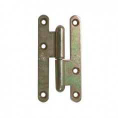 PAUMELLE DE PARIS BOUTS RONDS 80X40 MM DROITE ZINGUE