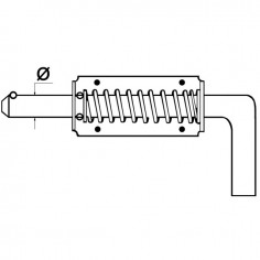 VERROU A RESSORT DIA 10 ZINGUE 2