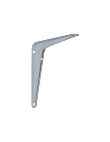 CONSOLE EMBOUTIE D'ETAGERE 250X300 MM GRISE