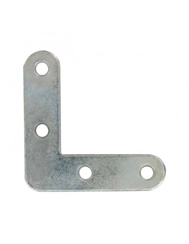 EQUERRE DE CADRE BOUTS RONDS DE 80 ZINGUE