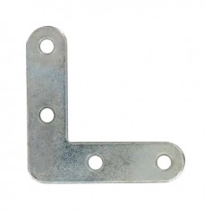 EQUERRE DE CADRE BOUTS RONDS DE 100 ZINGUE