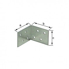 EQUERRE 50X50X40X2mm   GALVANISATION SENZIMER 2