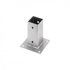 ANCRE SUR PLATINE POUR POTEAUX EN BOIS CARRE 91X91X150 MM