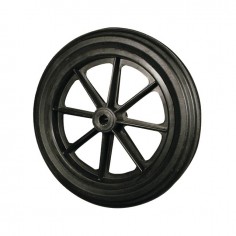 ROUE DE BROUETTE BANDANGE CAOUTCHOUC Ø 400 MM ALESAGE 25 MM