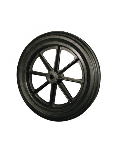 ROUE DE BROUETTE BANDANGE CAOUTCHOUC Ø 400 MM ALESAGE 25 MM