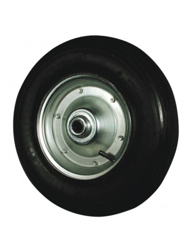 ROUE GONFLABLE CORPS TOLE 260X85 MM 3.00-4 ALESAGE 20 MM