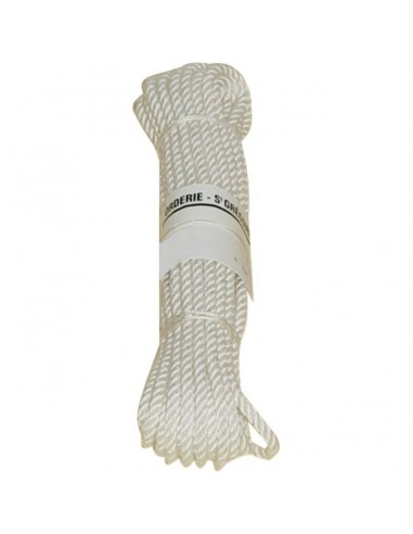 CORDE POLYAMIDE 12 MM 3 TORONS ROULEAU DE 10 METRES