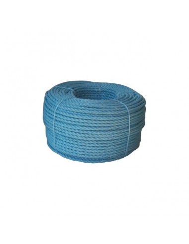 CORDE POLYPROPYLENE BLEU 12 MM CAROTTE DE 10 METRES