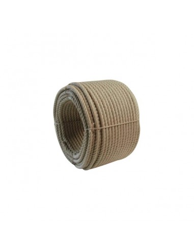 CORDE POLYPROPYLENE BEIGE 18 MM ROULEAU DE 27 METRES