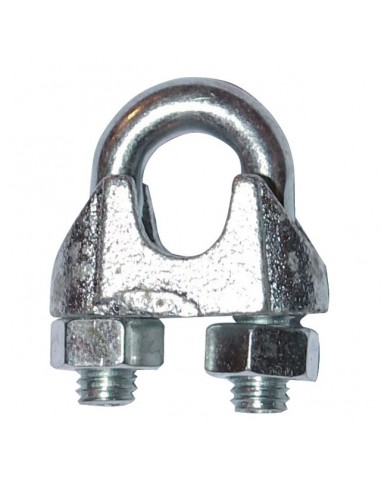 SERRE CABLE ACIER ZINGUE 4 - 5 MM SACHET DE 25