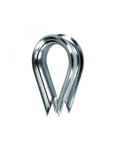 COSSE COEUR ACIER ZINGUE 6 MM SACHET DE 10