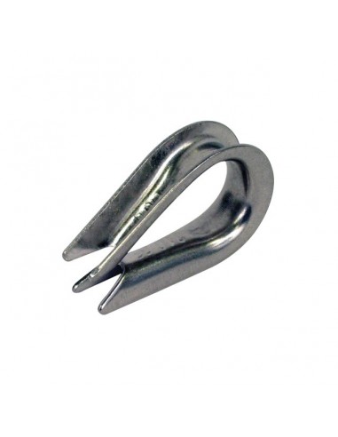 COSSE COEUR INOX 4 MM SACHET DE 10