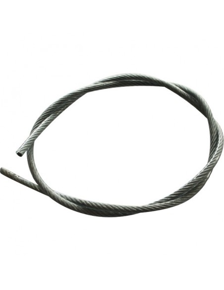 CABLE ACIER GALVA ENROBE PVC 6X4 MM 7X19 LE METRE