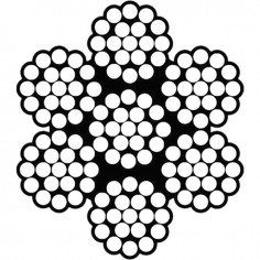 CABLE ACIER GALVA 6 MM 7X19 1960 N/mm2 BOBINE DE 50 METRES 2