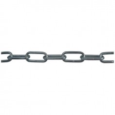 CHAINE DROITE ZINGUE Ø 2,5 MM (LIASSE DE 25M) LE METRE