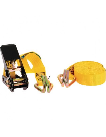 SANGLE A CLIQUET 25 MM CROCHETS FERMES 5M 1T TECHNI-POWER