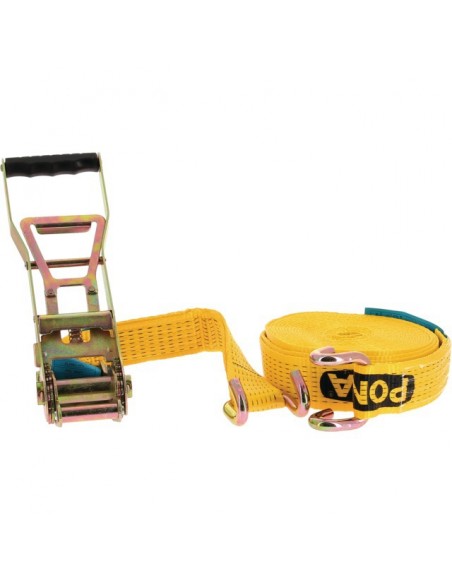 SANGLE A CLIQUET REVERSO 50 MM CROCHETS OUVERTS 9M 5T TECHNI-POWER