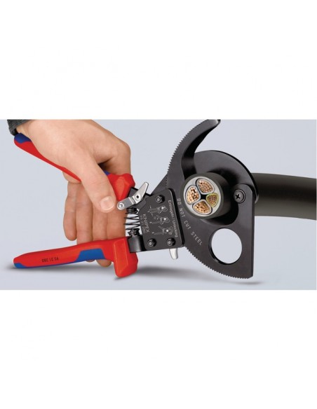 PINCE COUPE CABLE A CLIQUET LG 280 MM
