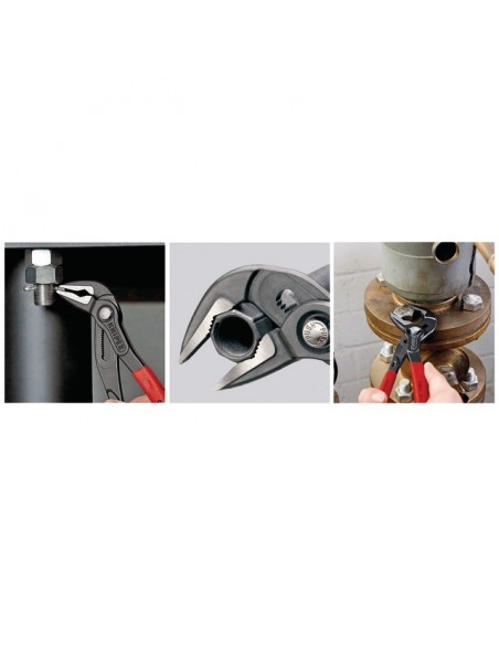 PINCE MULTIPRISE COBRA ULTRA-EFFILEE GAINE PVC LG 250 MM KNIPEX