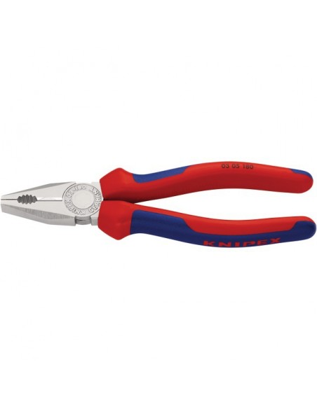 PINCE UNIVERSELLE TETE CHROMEE LG 180 MM
