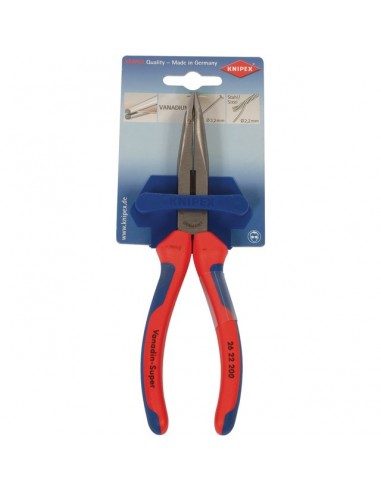 PINCE A BEC DEMI ROND COUDE COUPANTE LG 200 MM