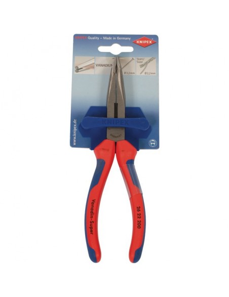 PINCE A BEC DEMI ROND COUDE COUPANTE LG 200 MM