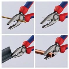 PINCE UNIVERSELLE TETE POLIE LG 180 MM 2