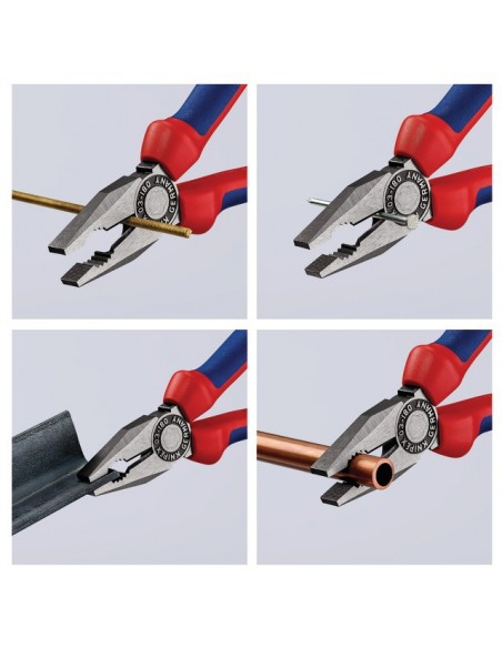 PINCE UNIVERSELLE TETE POLIE LG 180 MM