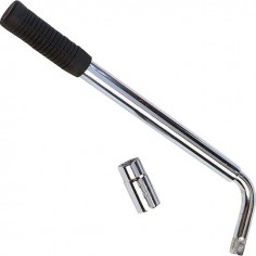 CLE DEMONTE ROUE TELESCOPIQUE 17X19 MM LONGUEUR 360 MM