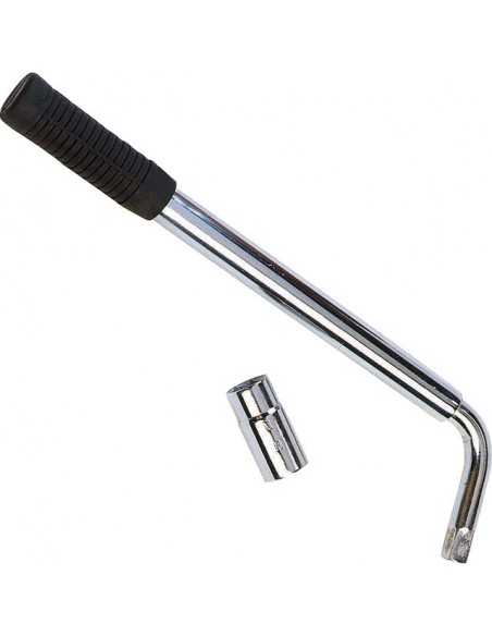 CLE DEMONTE ROUE TELESCOPIQUE 17X19 MM LONGUEUR 360 MM