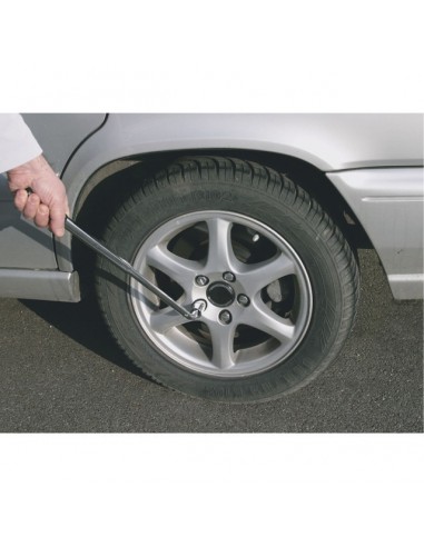 CLE DEMONTE ROUE TELESCOPIQUE 17X19 MM LONGUEUR 360 MM