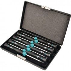 TOURNEVIS DE PRECISION A FENTE ET PHILLIPS EN COFFRET DE 8 PIECES