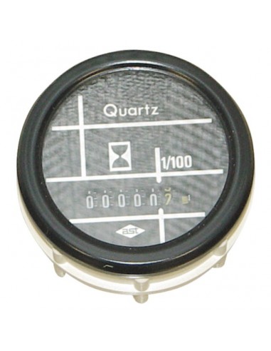 COMPTEUR D'HEURES 12-24V Ø 60 MM AVEC FIXATION