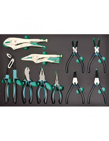 MODULE DE PINCES DE 10 PIECES POUR SERVANTE ATELIER 7 TIROIRS WHIRLPOWER