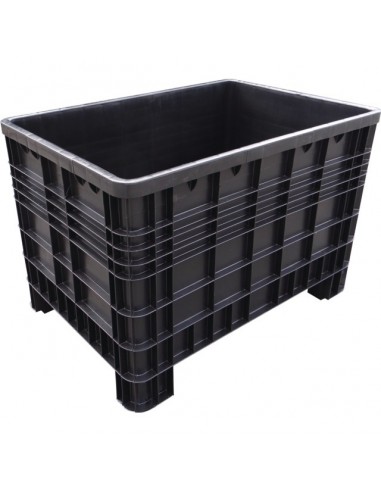 CAISSE PALETTE PLASTIQUE 525L 1200X800X800MM