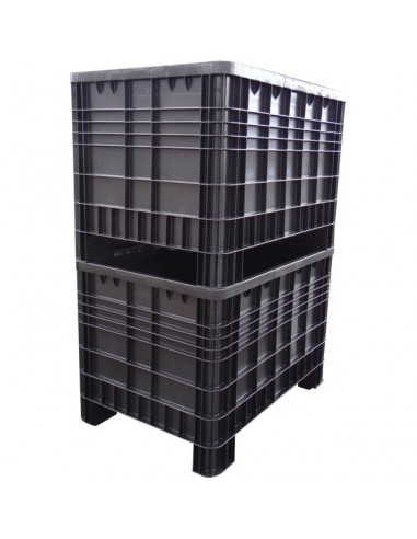 CAISSE PALETTE PLASTIQUE 525L 1200X800X800MM