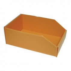 BOITE PLASTIBOX ORANGE 280X180X105/70MM