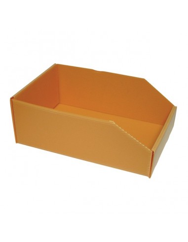BOITE PLASTIBOX ORANGE 280X180X105/70MM