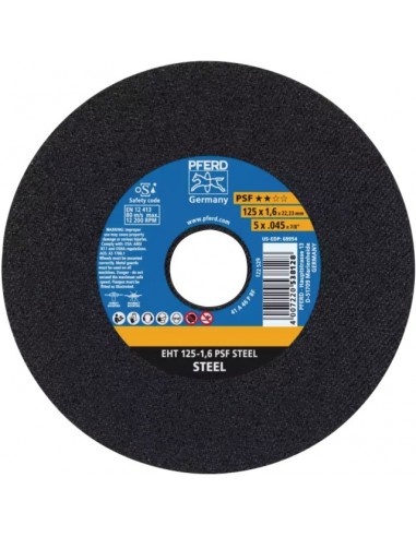 DISQUE À TRONÇONNER MÉTAL 125 X 1