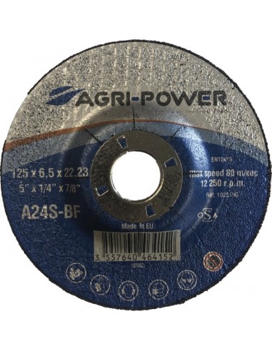 DISQUE A EBARBER METAL/INOX 125X6