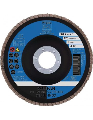 DISQUE A LAMELLES 125 MM GRAIN 80 POLIFAN PFERD