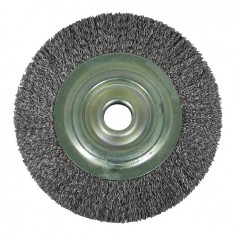 BROSSE DE TOURET METAL 200 MM ALESAGE 32 MM + BAGUES DE REDUCTION