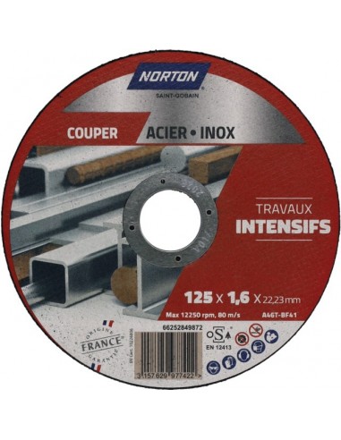 DISQUE A TRONCONNER METAL FIN PLAT 125X1