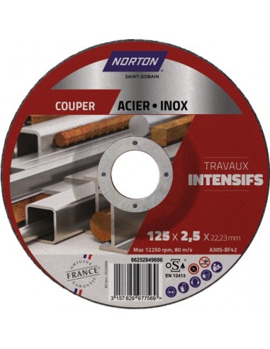 DISQUE A TRONCONNER MOYEU DEPORTE METAL 125X2