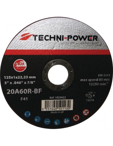 DISQUE A TRONCONNER 125X1X22