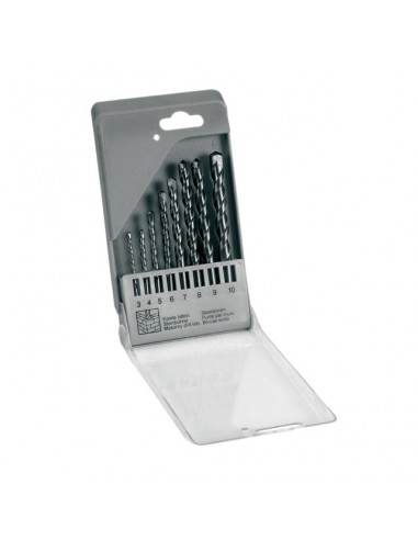 FORETS 3 A 10 MM BETON INDUSTRIE COFFRET DE 8 PIECES RISS